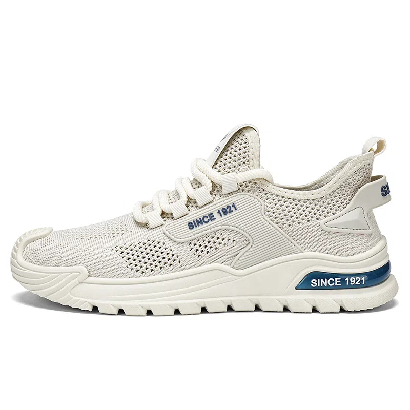 双星八特 运动网面 简约百搭 时尚潮流舒适 防滑耐磨 低帮 生活休闲鞋 男款