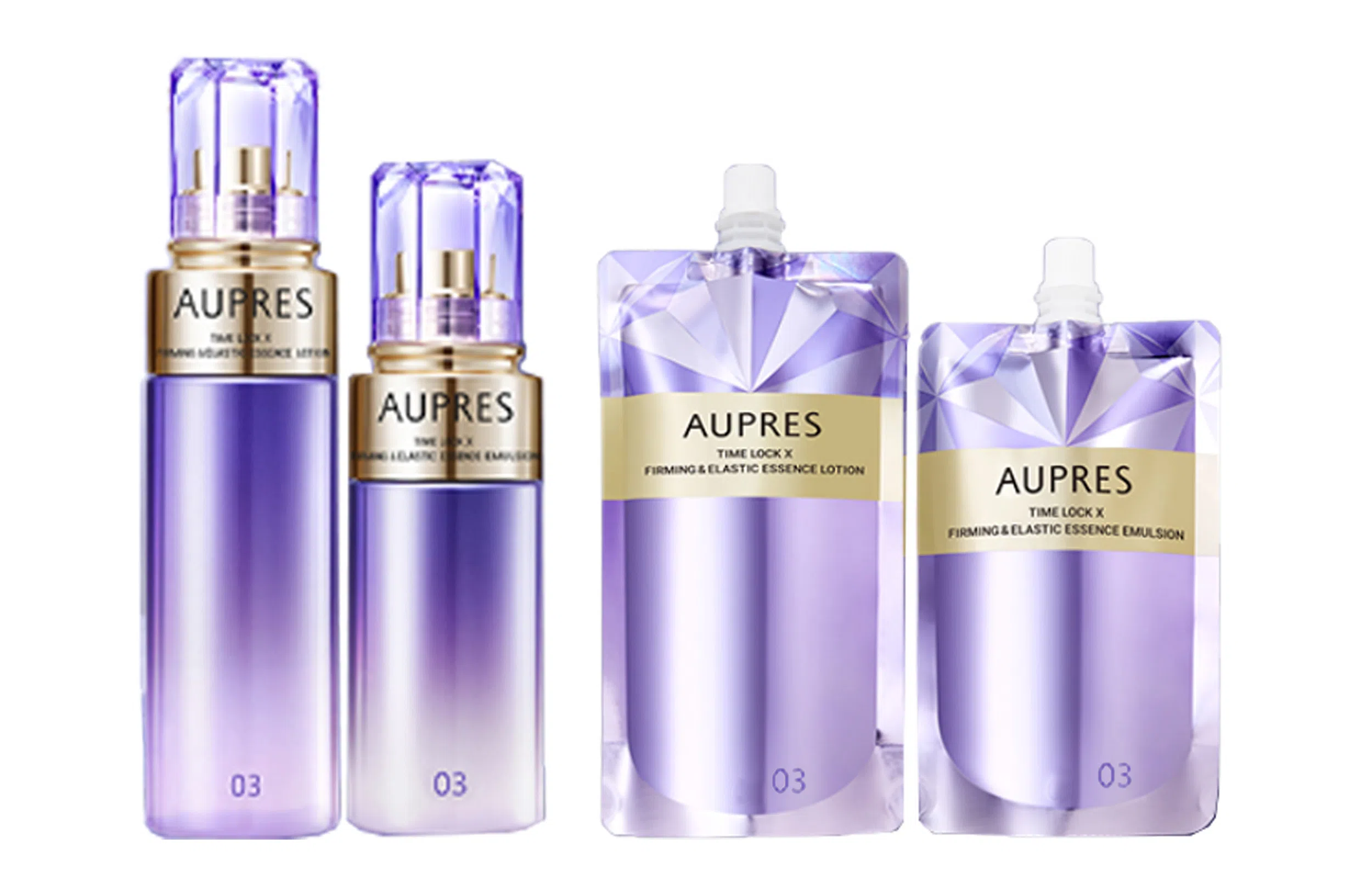 欧珀莱 时光锁紧致弹润精华水乳套装 补水保湿滋润