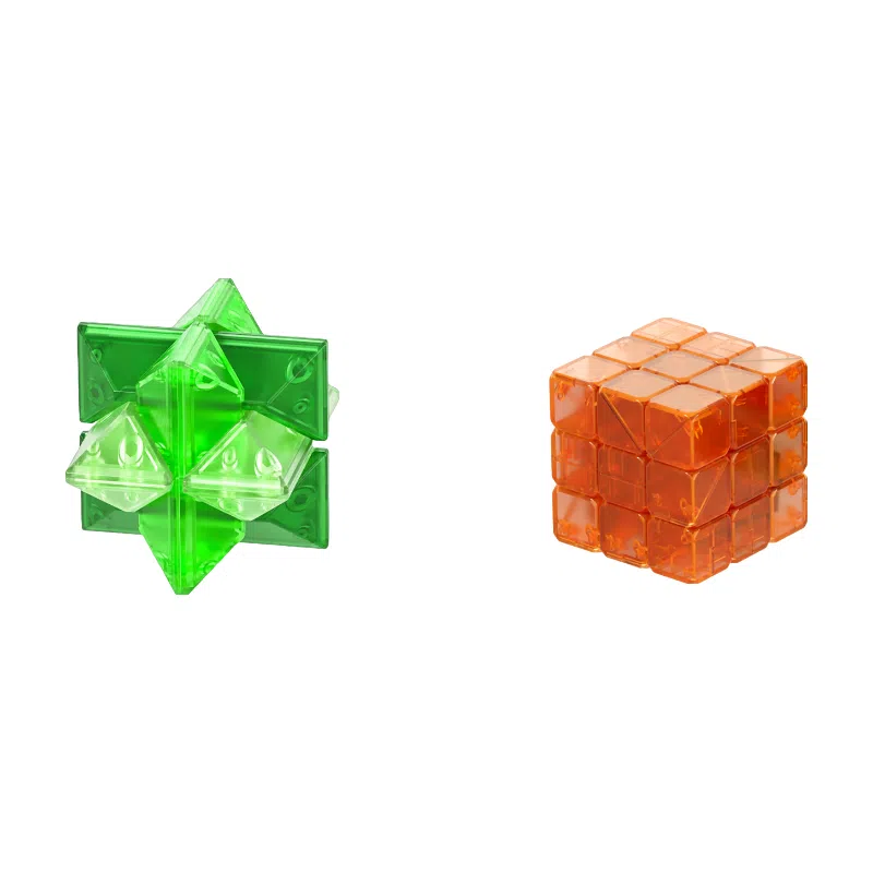 奇艺 古典琉璃色 孔明锁 国潮益智鲁班锁 解压 玩具