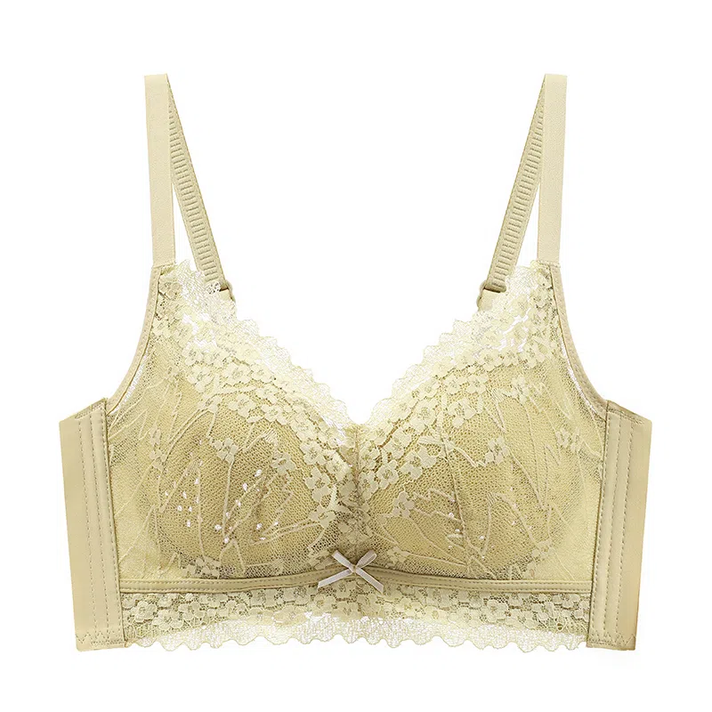 芬腾 薄款大胸显小洞洞杯调整型内衣女聚拢上托收副乳防下垂夏季文胸 女款