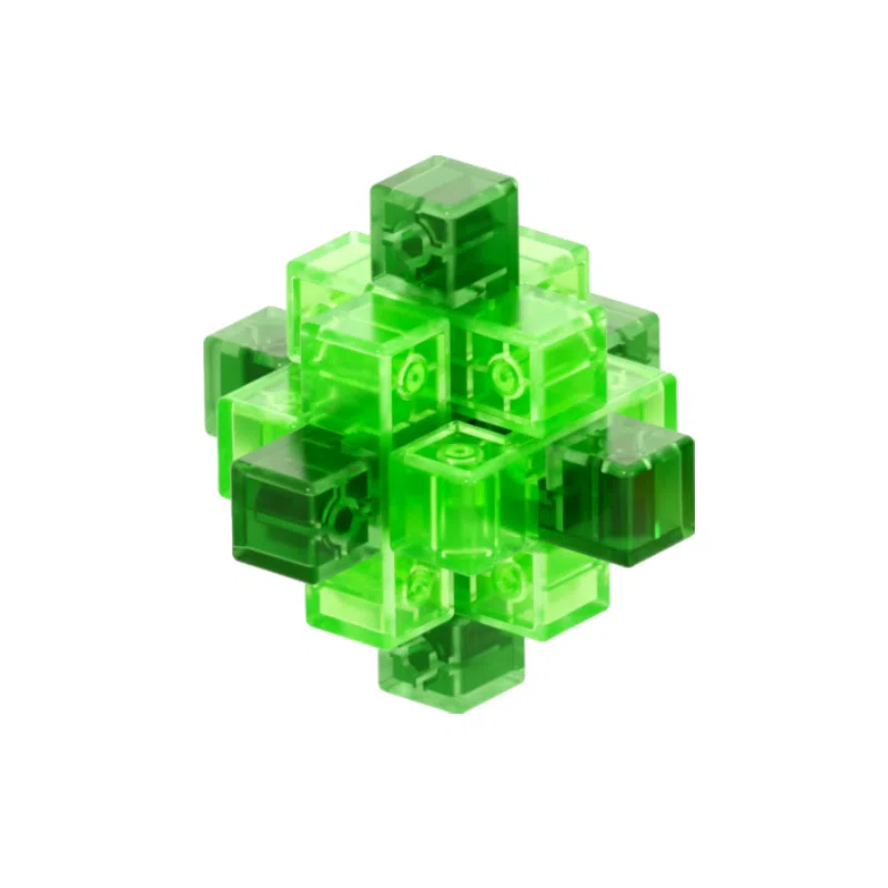 奇艺 古典琉璃色 孔明锁 国潮益智鲁班锁 解压 玩具