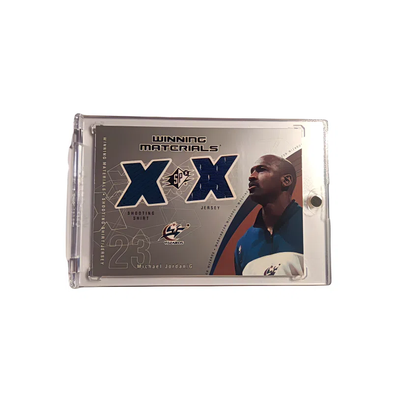 UPPER DECK 2002UDWinningMaterialsShootingshirtJersey