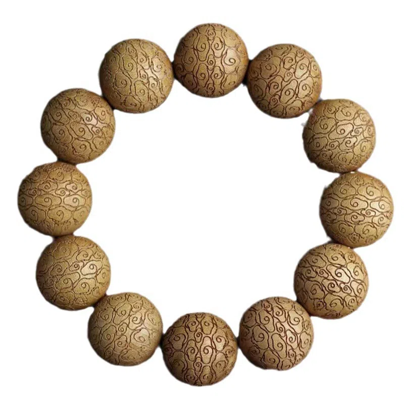 仙作美 帝王木 金丝楠小叶桢楠 木作手串 男款 楠木