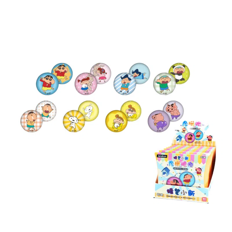 简动文创 光栅吧唧蜡笔小新搞怪系列 马口铁周边玩具 徽章