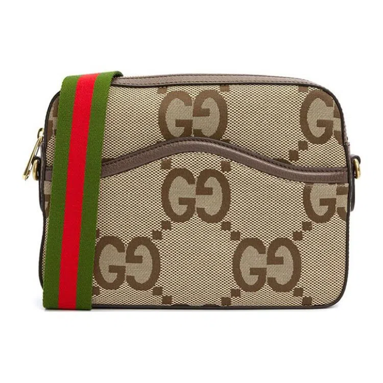 Gucci Jumbo GG Canvas Messenger Bag