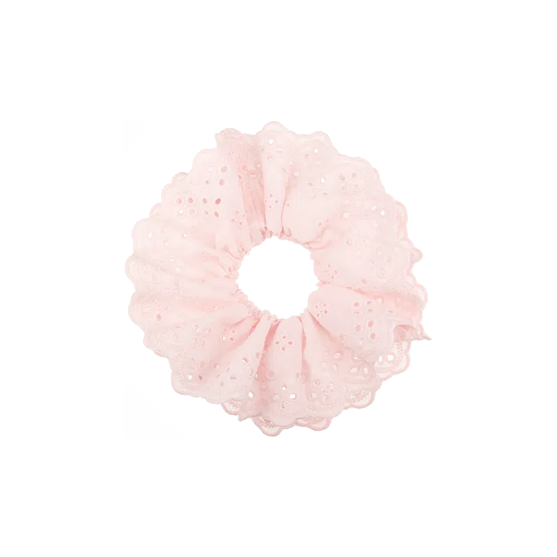 芒果饰品 氛围花边大肠高弹力蕾丝 发圈 女款