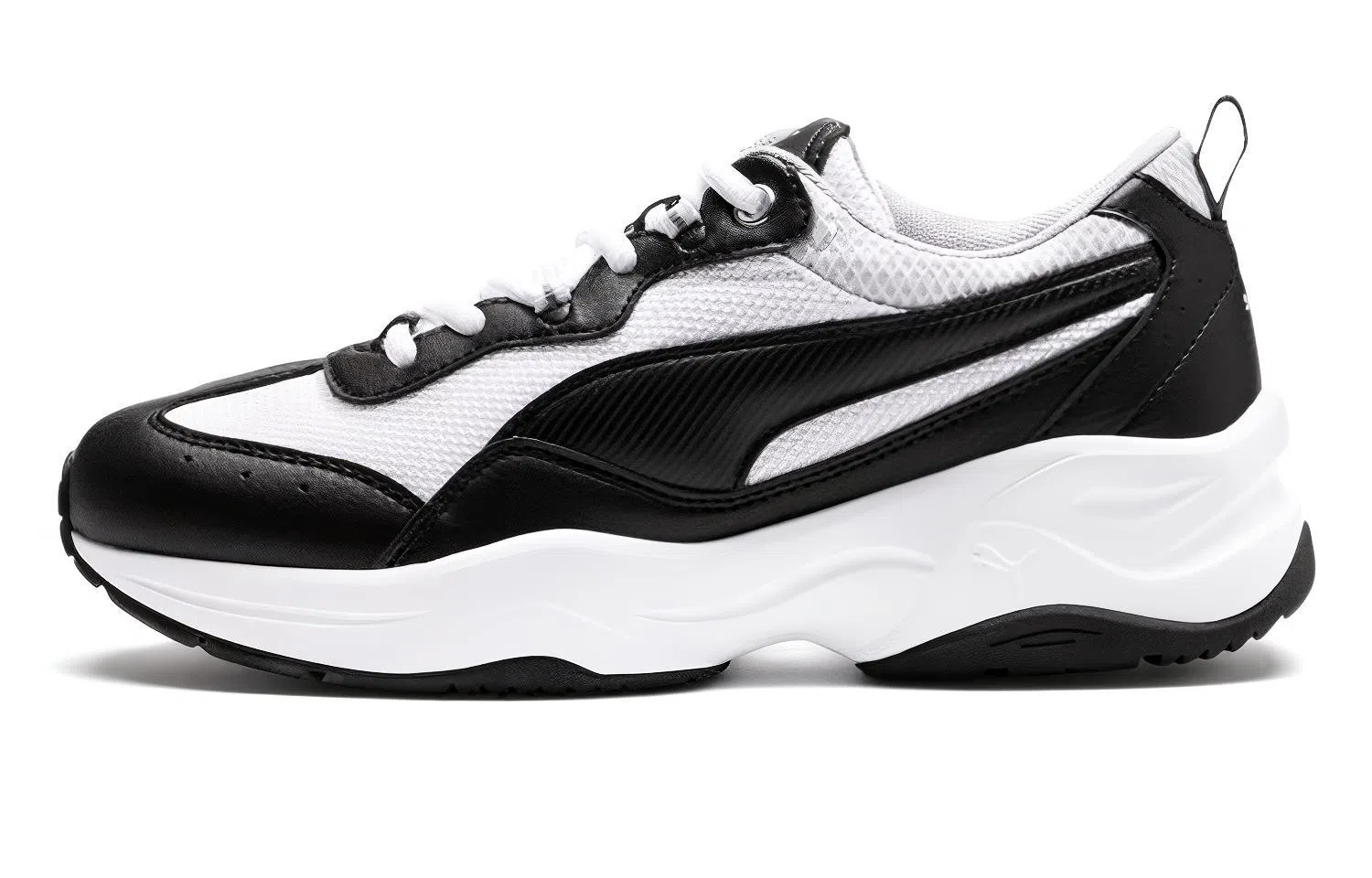 PUMA Cilia Trainers Black White