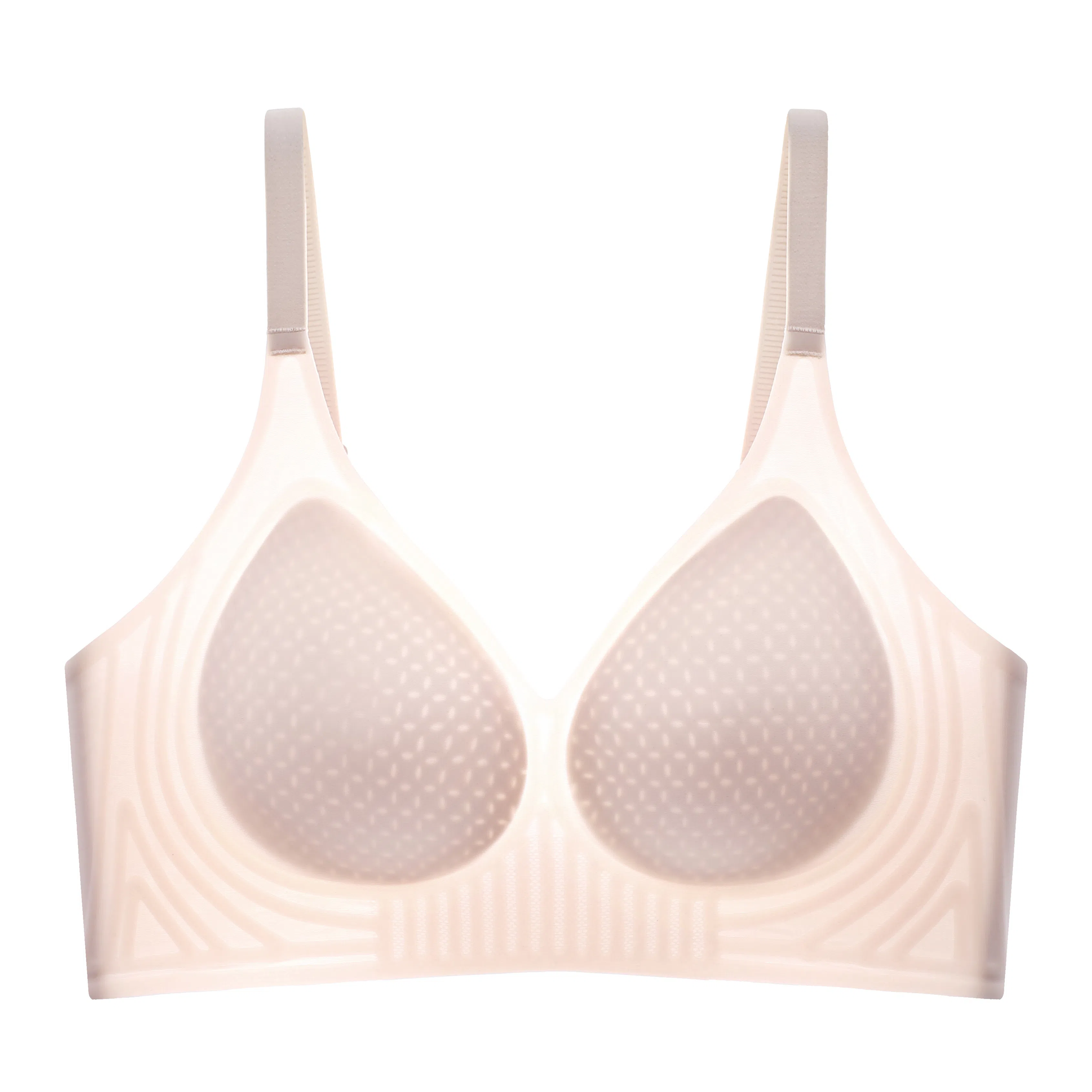 恒源祥 冰丝凉感透气超薄无痕小胸聚拢侧收副乳无钢圈胸罩女生夏季文胸 女款