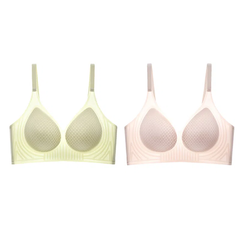 恒源祥 冰丝凉感透气超薄无痕小胸聚拢侧收副乳无钢圈胸罩女生夏季文胸 女款