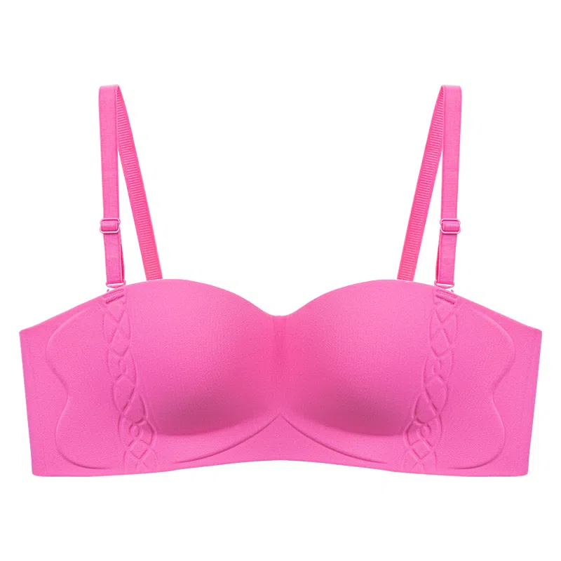 二三二三 无肩带美背无痕小胸聚拢防滑裹胸软支撑抹胸式防下垂胸罩文胸 女款