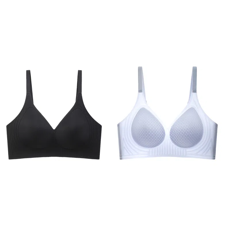 恒源祥 冰丝凉感透气超薄无痕小胸聚拢侧收副乳无钢圈胸罩女生夏季文胸 女款