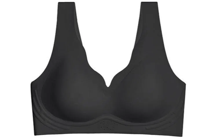 莫代尔 纯色无痕聚拢舒适美背文胸 女款