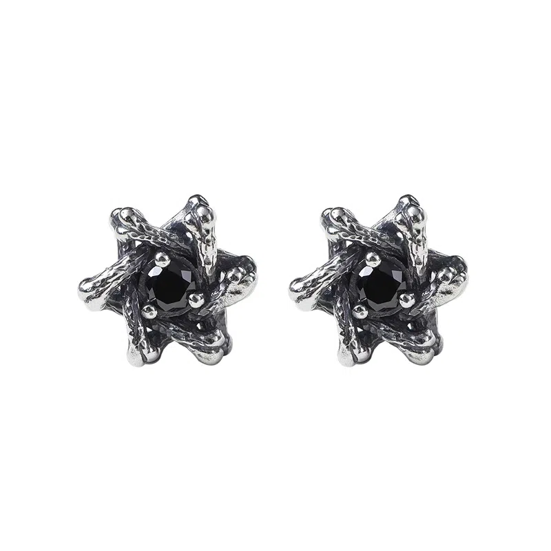Blessed Bullet Hexagram Earrings