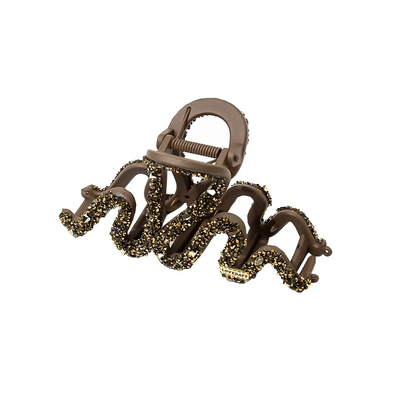 卡铂雅 线性金色设计港风气质复古极简高级感 发夹 女款