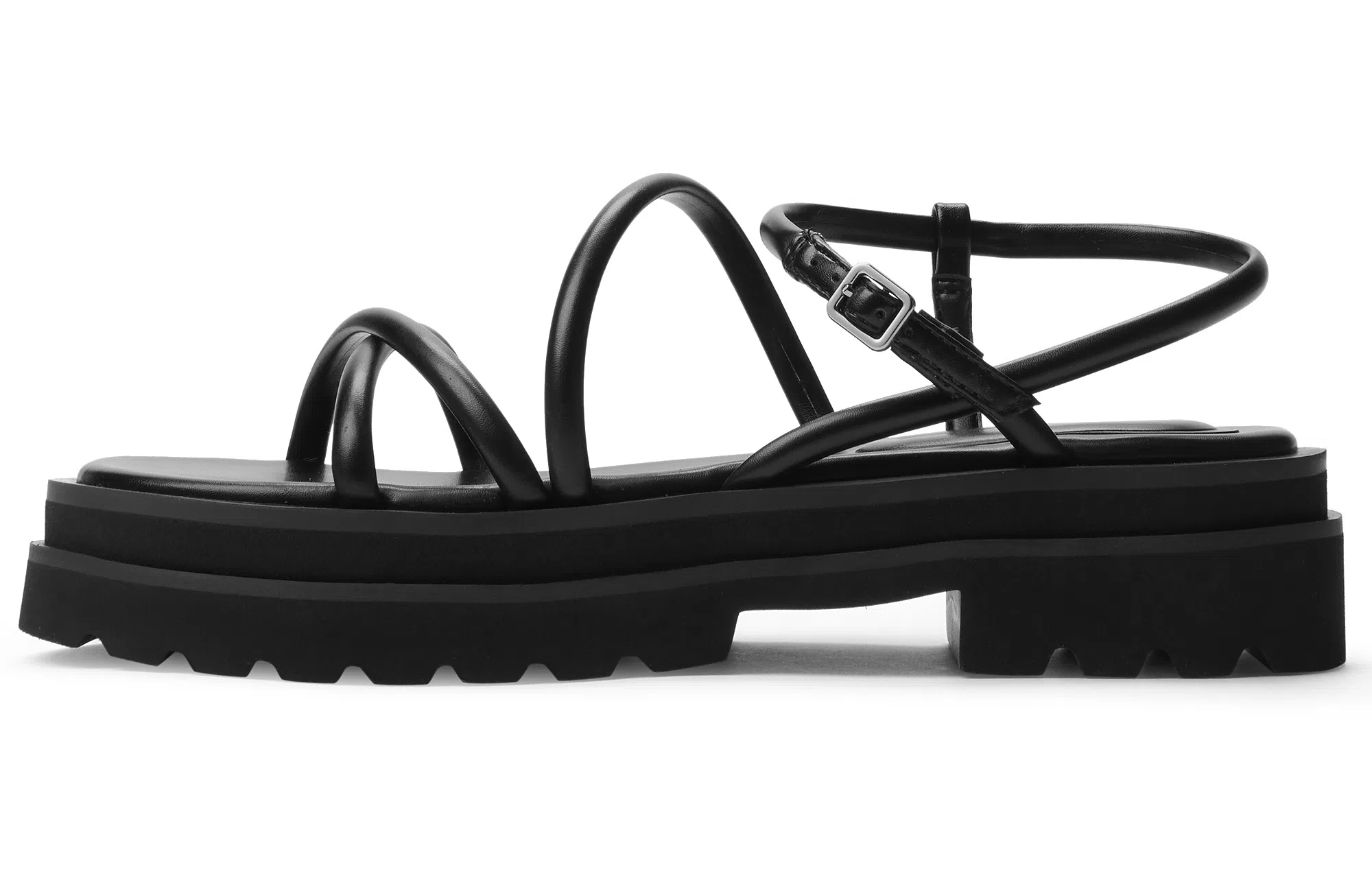 CHARLESKEITH ck EVAPU 4.1cm SilverBeigeBlack