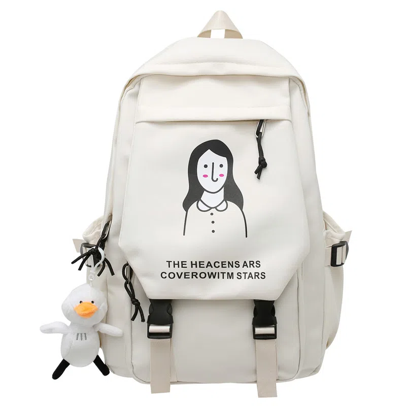 醇龙 日系大容量运动休闲初中生高中大学生校园 尼龙 书包背包双肩包 男女同款情侣款 多色