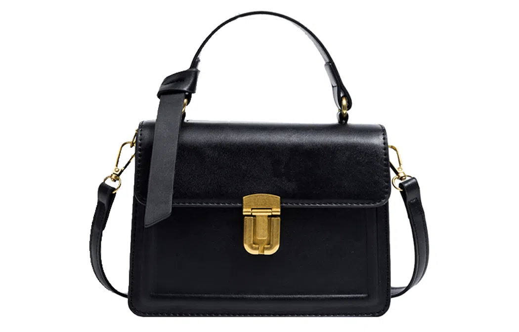 Jane Klain Retro Mini Bag Midnight Black/Chestnut Brown