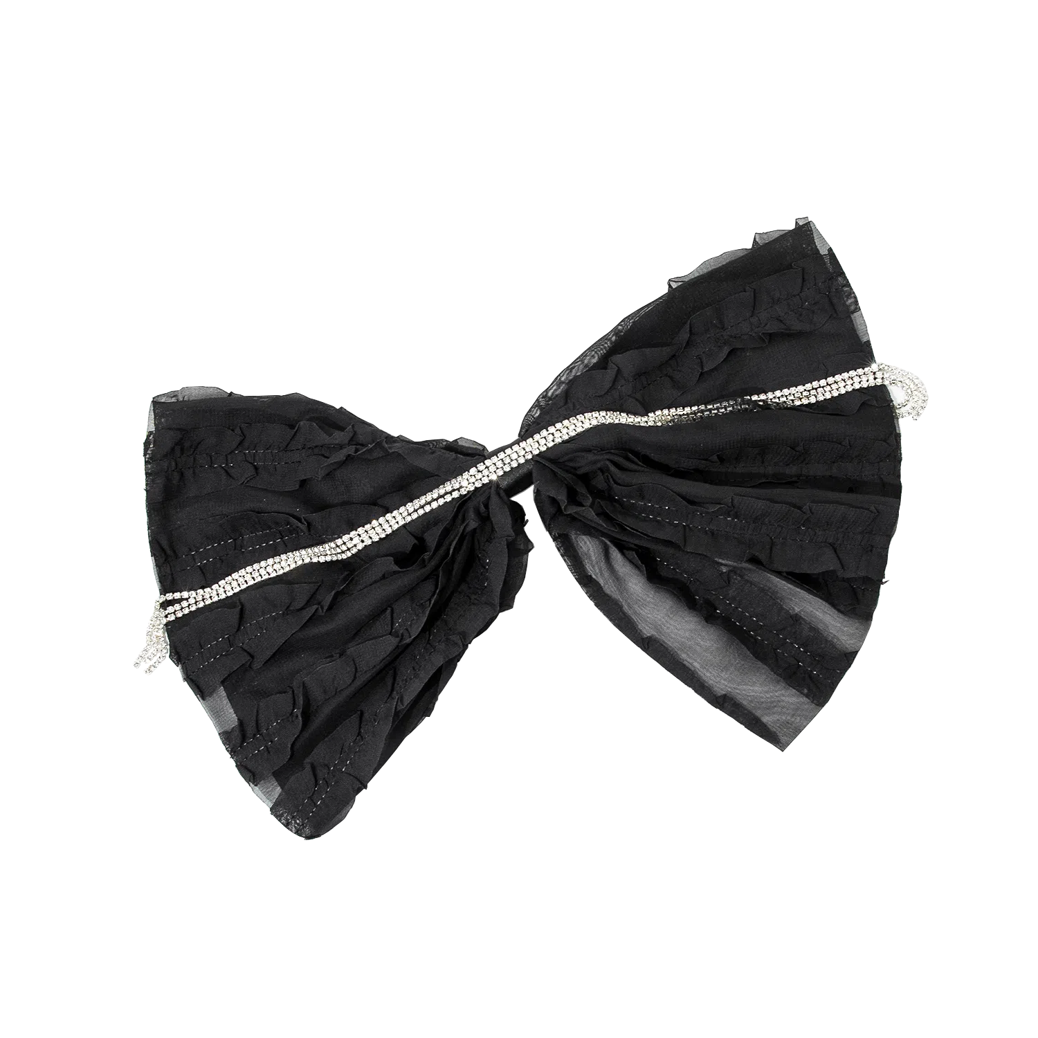 卡铂雅 黑色蝴蝶港风气质复古极简高级感休闲 发夹 女款