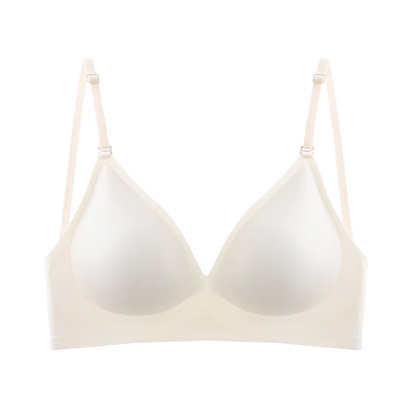 莫代尔 纯色聚拢无痕收副乳上托文胸 女款