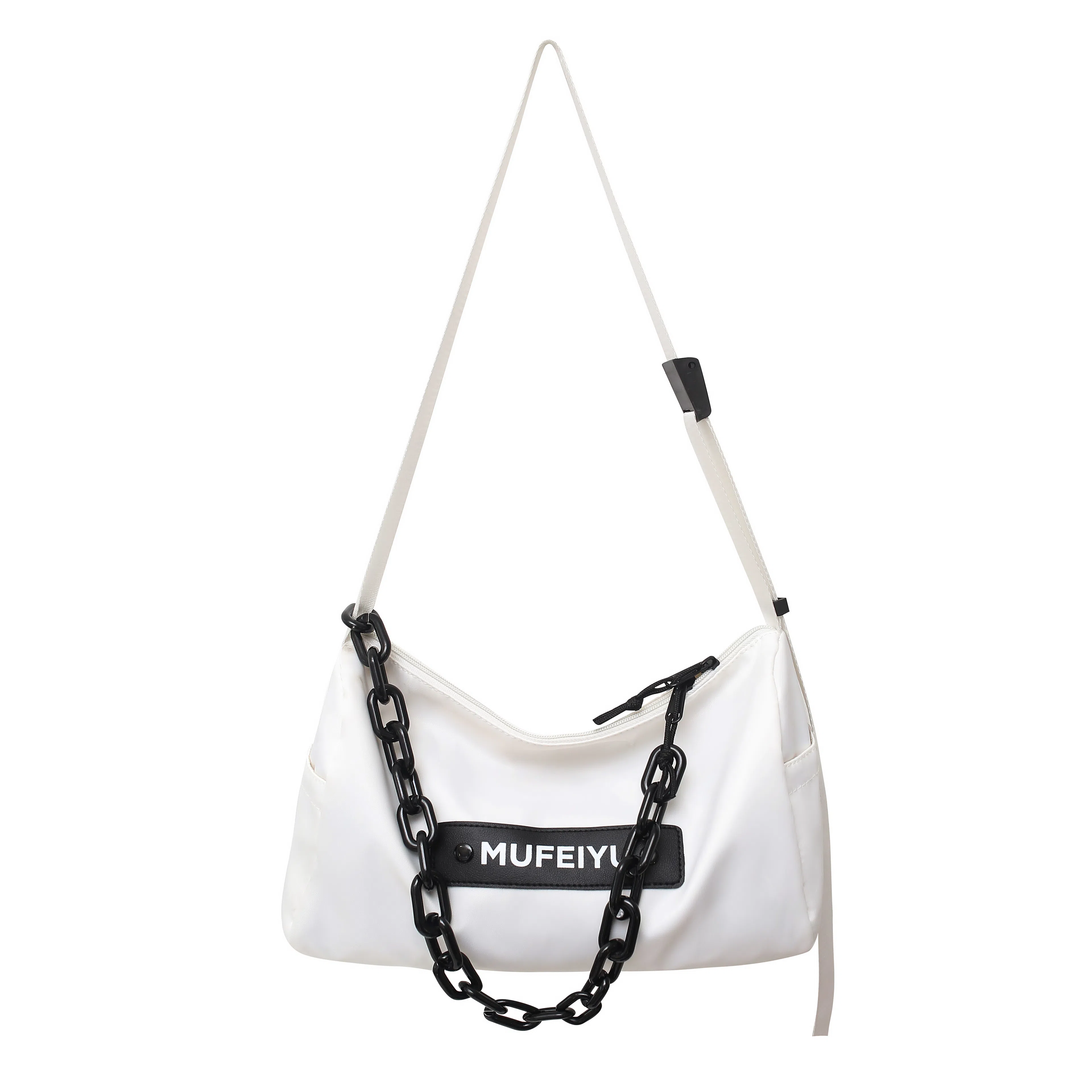 醇龙 休闲时尚潮流大容量 尼龙 单肩斜挎包 常规 男女同款情侣款 黑色/桔色/绿色/蓝色/紫色/白色