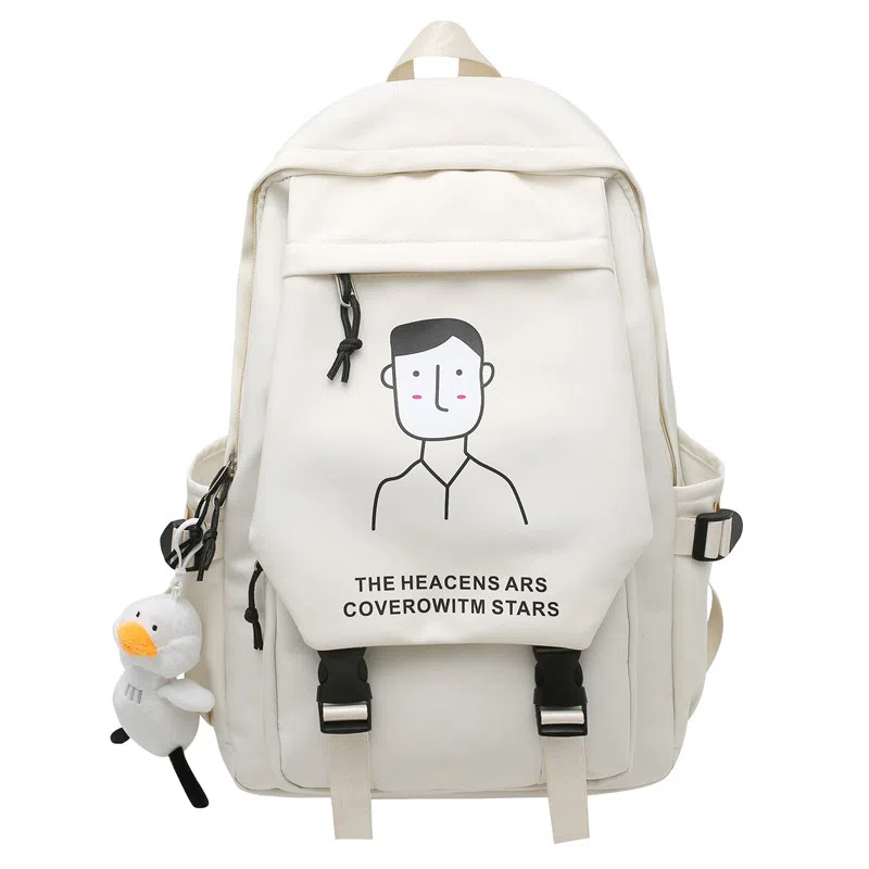 醇龙 日系大容量运动休闲初中生高中大学生校园 尼龙 书包背包双肩包 男女同款情侣款 多色