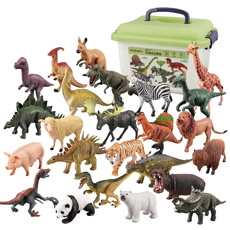 澳梦星 动物模型套装 仿真早教益智 辨识认知 恐龙 霸王龙三角龙 玩具