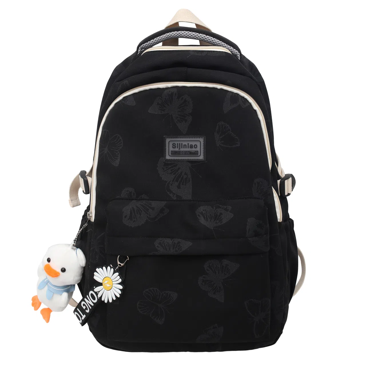 尊梵 多功能大容量多口袋拉链开合 双肩包 尼龙 女款 多色