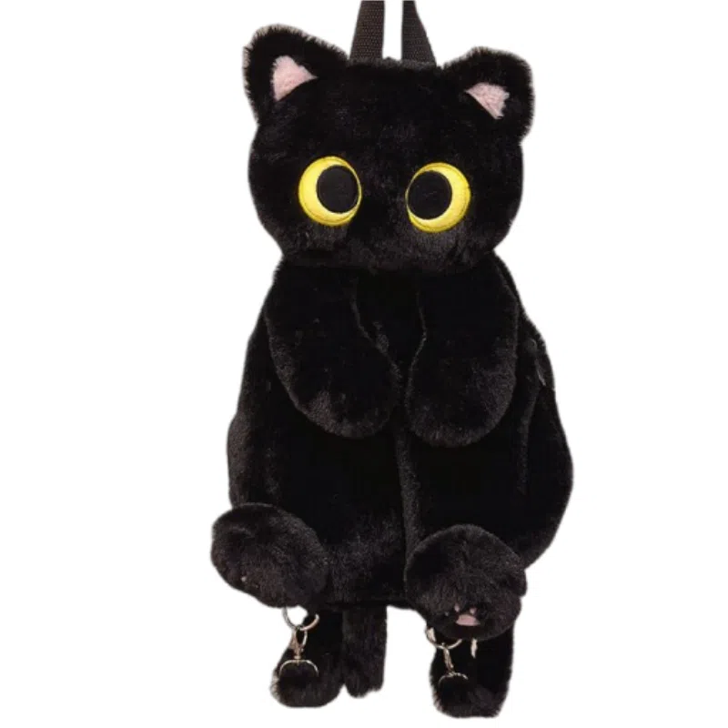 公主恋人 创意造型猫咪双肩包软乎乎的包包公仔抱枕 不掉毛不掉色填充饱满实用 玩偶周边