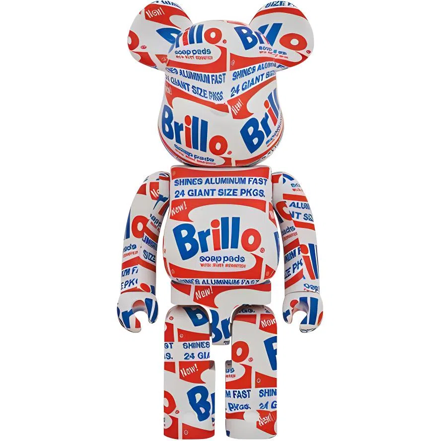 BERBRICK x Andy Warhol 1000400100 brillo 7cm28cm70cm