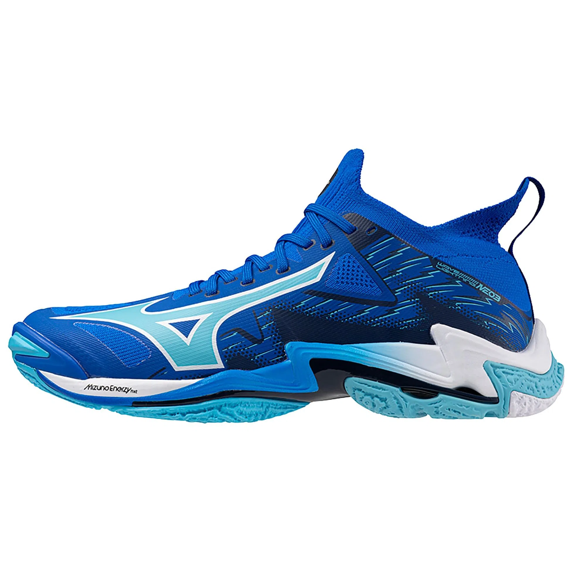 Mizuno Wave Lightning Neo 3 Blue White