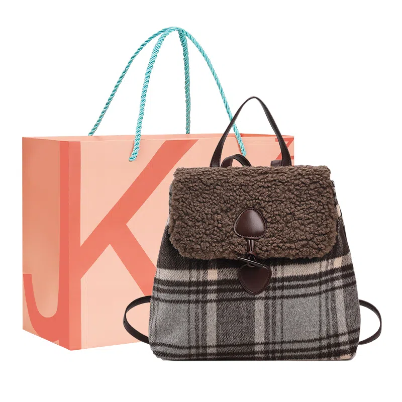 Jane Klain Backpack Blue/Grey