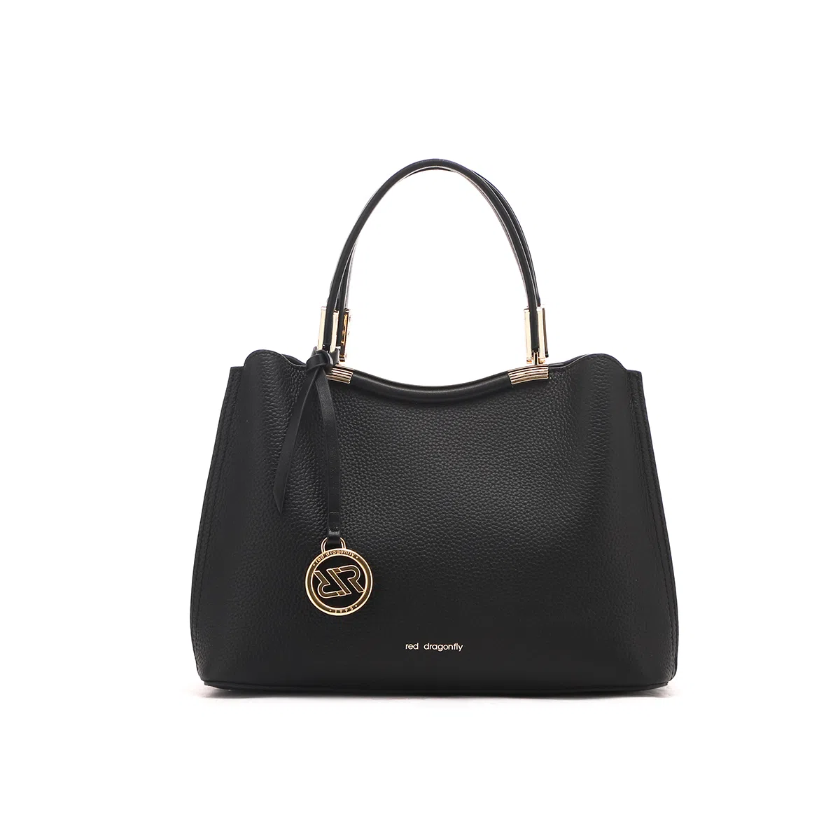 红蜻蜓 经典优雅系列荔枝纹真皮曲线 牛皮 手提包 常规 女款 多色