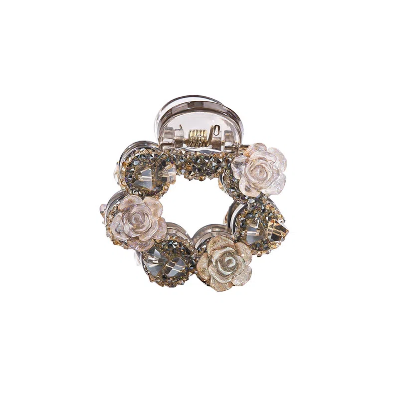 卡铂雅 香槟 潮流设计港风气质复古极简高级感发饰 发夹 女款 礼盒装