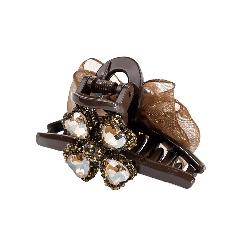 卡铂雅 小众设计港风气质复古镶钻极简高级感 发夹 女款