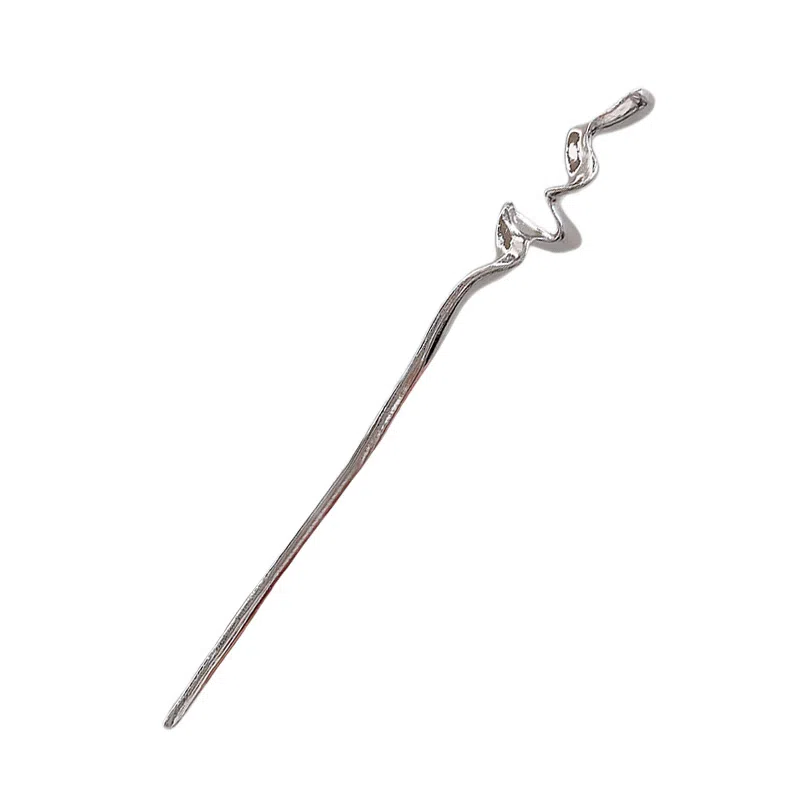 水中玉 冷淡风银色 女新中式古风 发簪 女款