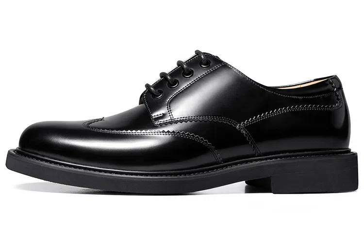 Thom Wills Derby Shoes Black