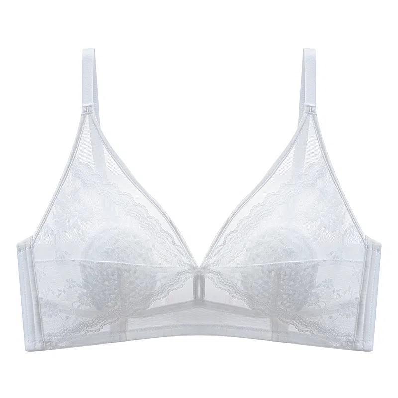 莫代尔 纯色薄款蕾丝文胸 女款