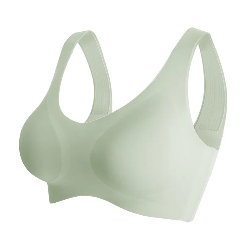 莫代尔 无痕聚拢上托防下垂运动美背背心薄款无钢圈文胸 女款