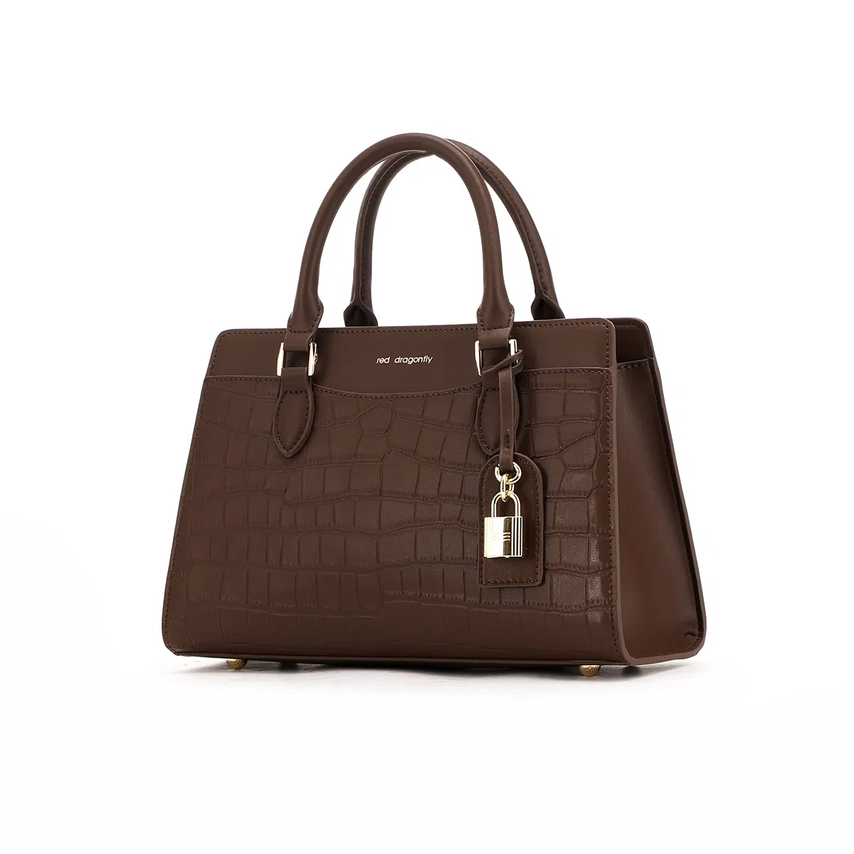 红蜻蜓真皮手提包大容量手拎包包女士鳄鱼纹妈妈包斜挎包多色牛皮