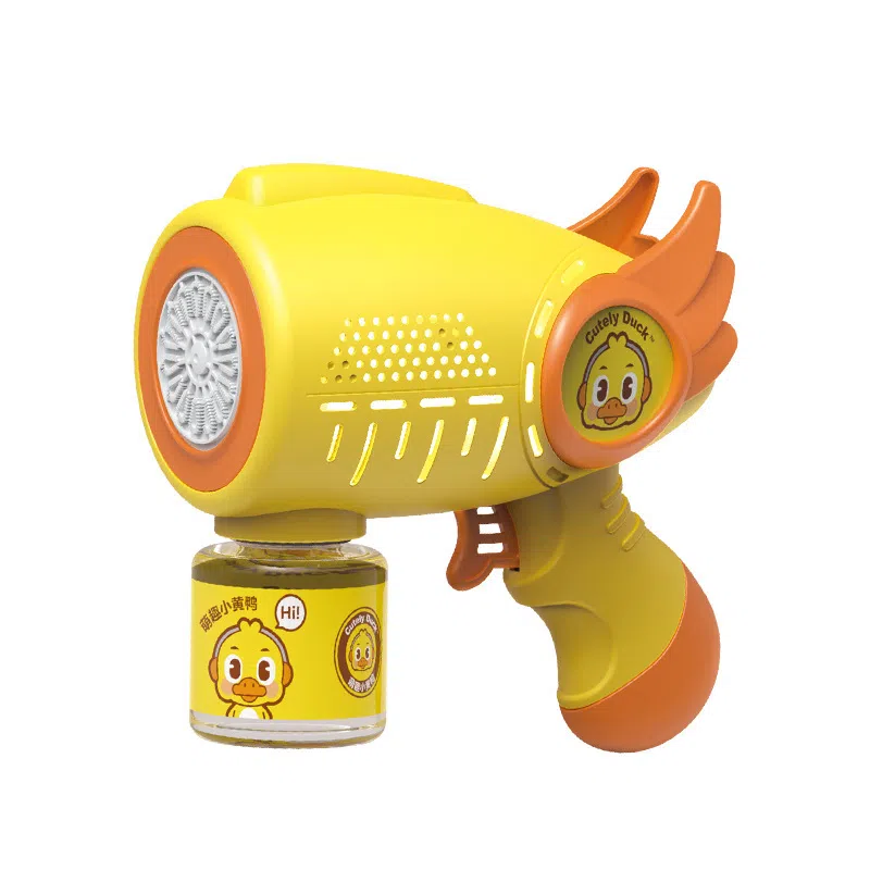 欧洛伊 小黄鸭 全自动 电动充电款手持 泡泡机
