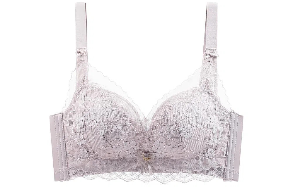 莫代尔 聚拢防下垂调整型无钢圈收副乳性感蕾丝文胸 女款