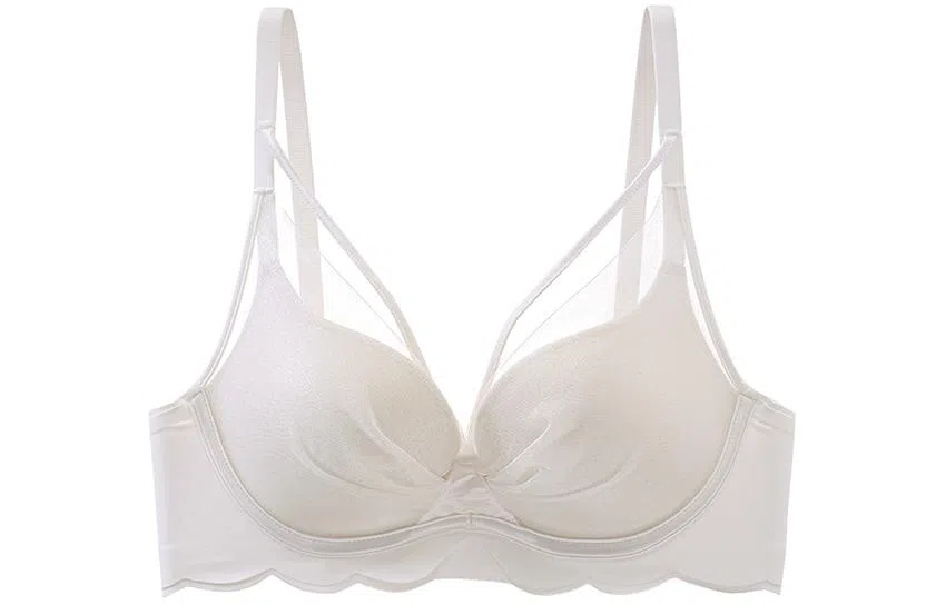 莫代尔 小胸聚拢显大蕾丝不空杯美背收副乳防下垂文胸 女款