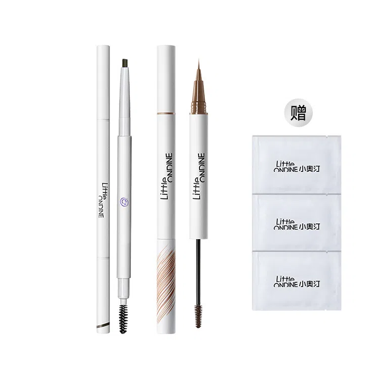 小奥汀双头定型水眉笔染眉膏持久上色防水不脱色眉笔
