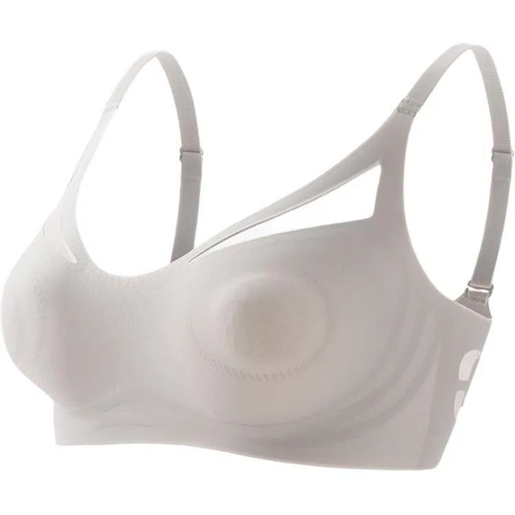 莫代尔 无痕聚拢美背收副乳透气防下垂无钢圈文胸 女款