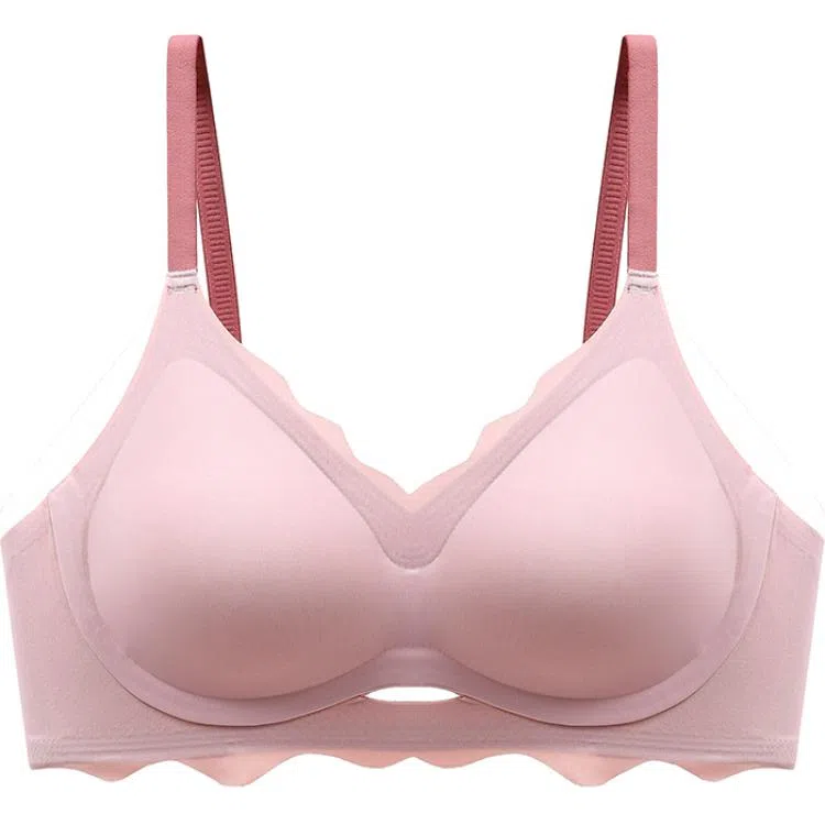 莫代尔 纯色聚拢无痕无钢圈文胸 女款
