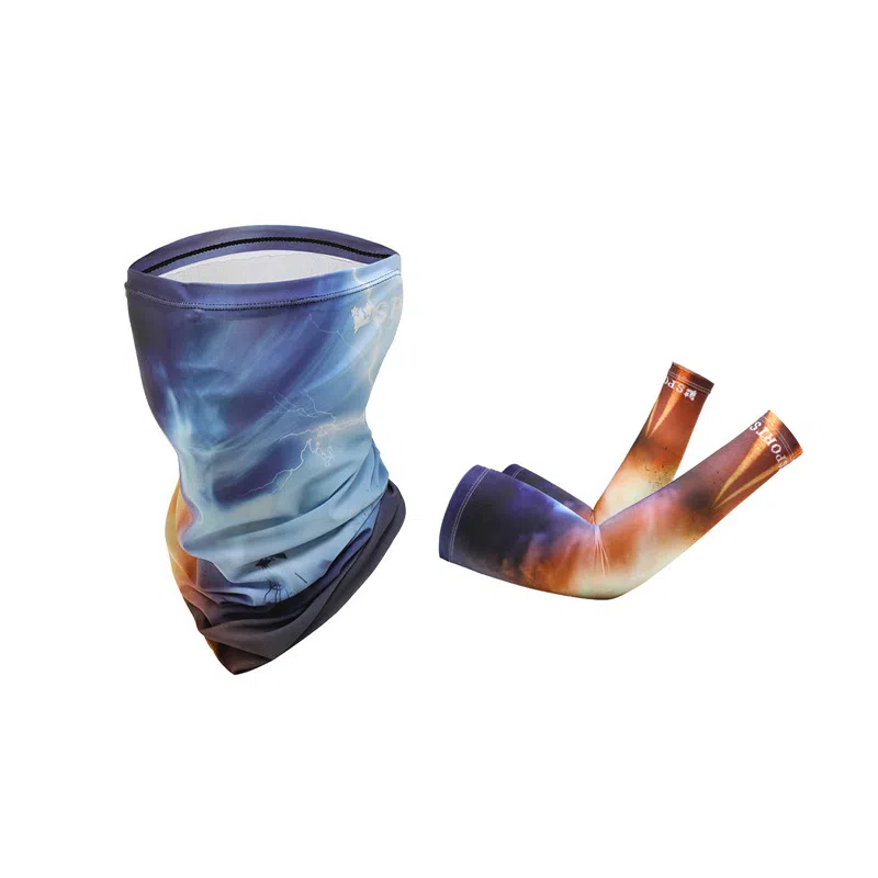 啄木鸟 防紫外线护臂骑行手臂套袖面罩开车冰丝 防晒袖 男女同款情侣款