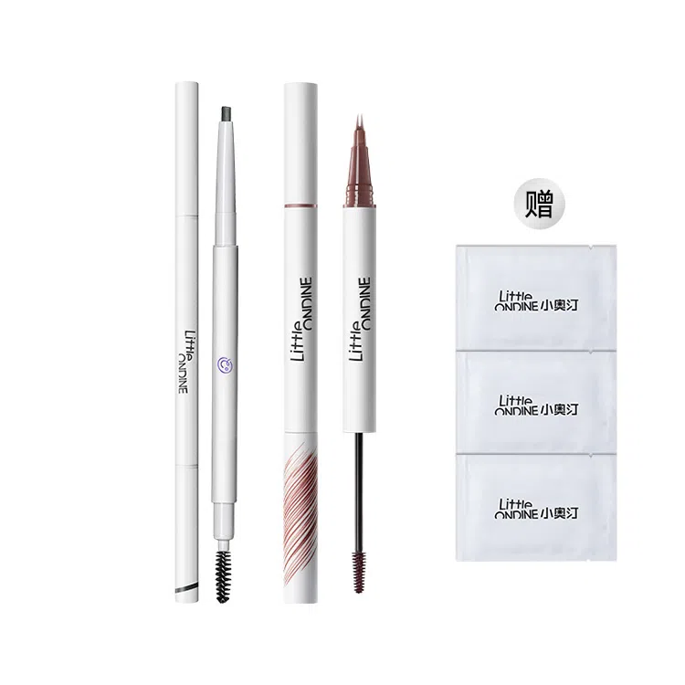 小奥汀双头定型水眉笔染眉膏持久上色防水不脱色眉笔