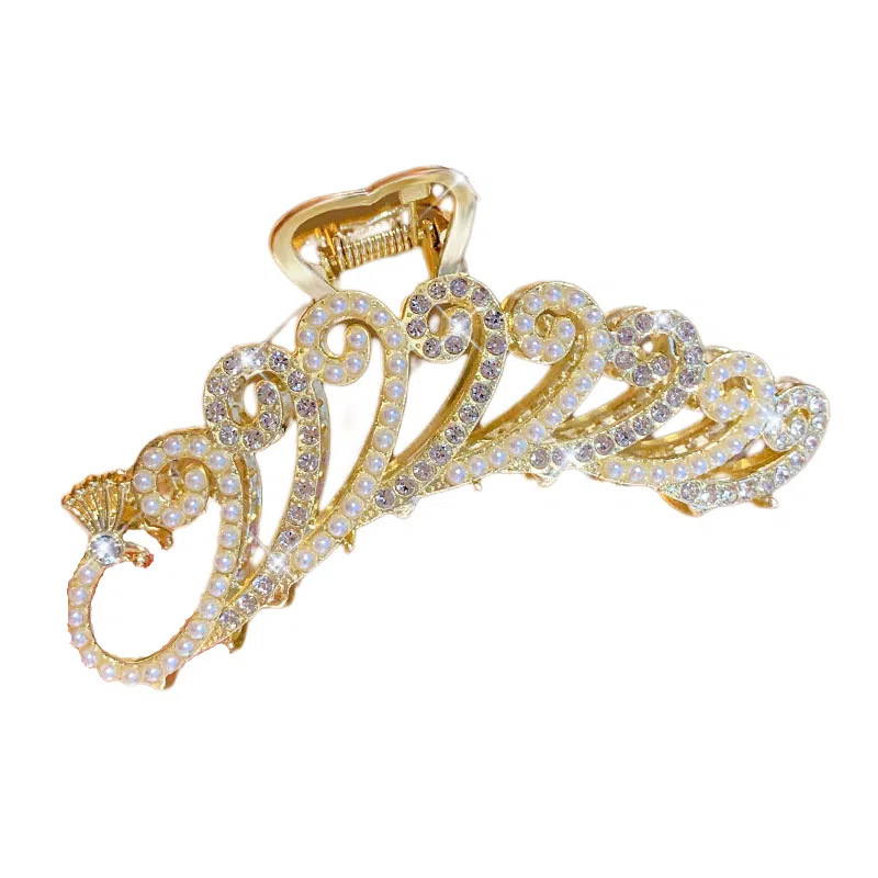 水中玉 凤尾新中式优雅高级感气质 发夹 女款