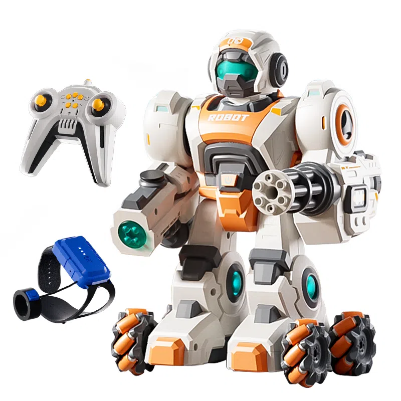 澳梦星 儿童汽车 手势感应 可发射水弹  对战坦克 机器人 遥控玩具