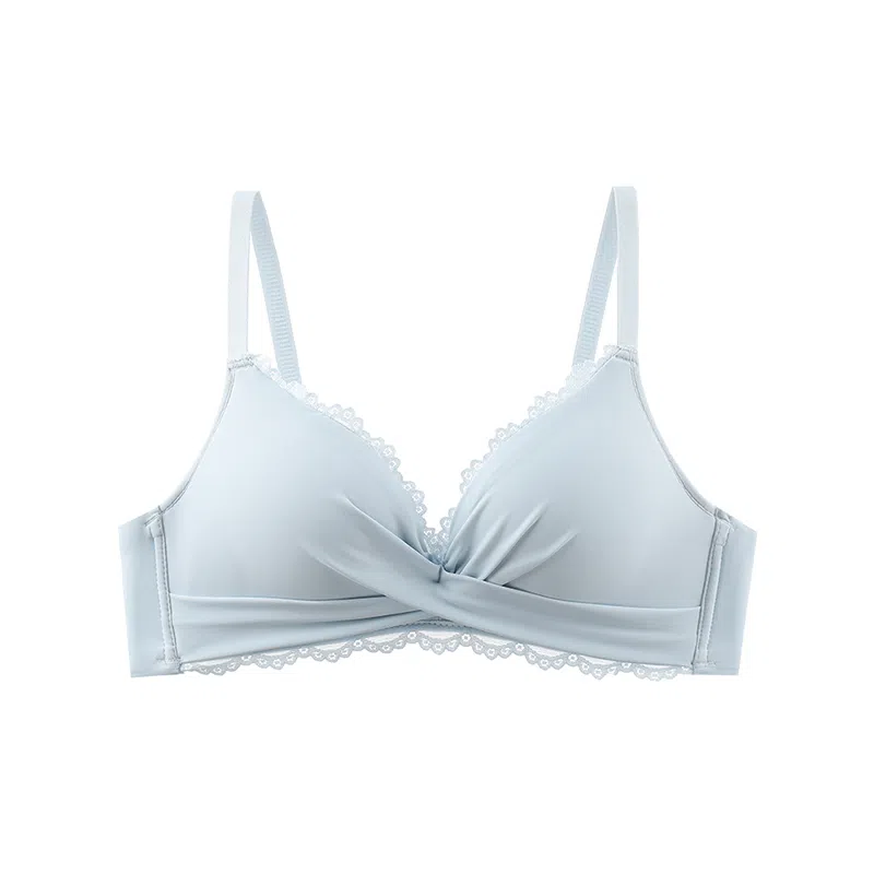 莫代尔 纯色简约舒适聚拢调整型收副乳无钢圈文胸 女款